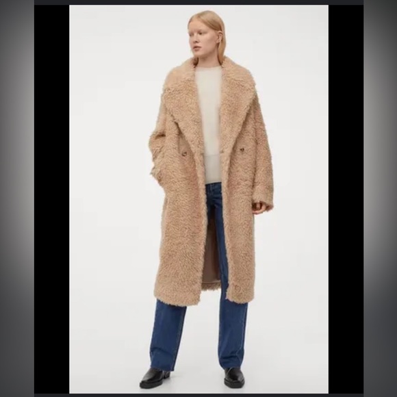 NWT H&M Teddy Dress coat - Picture 6 of 6